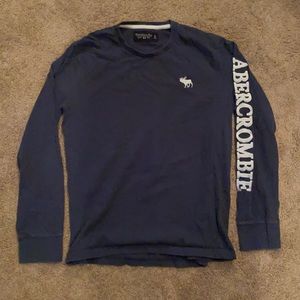 Abercrombie & Fitch Blue Long Sleeve T-shirt - Mens S